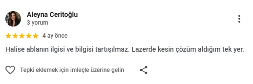 Sesa Güzellik Danışan Yorumu 3