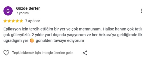 Sesa Güzellik Danışan Yorumu 4